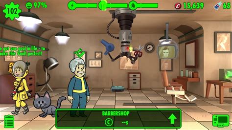 fallout shelter barbershop size|More.